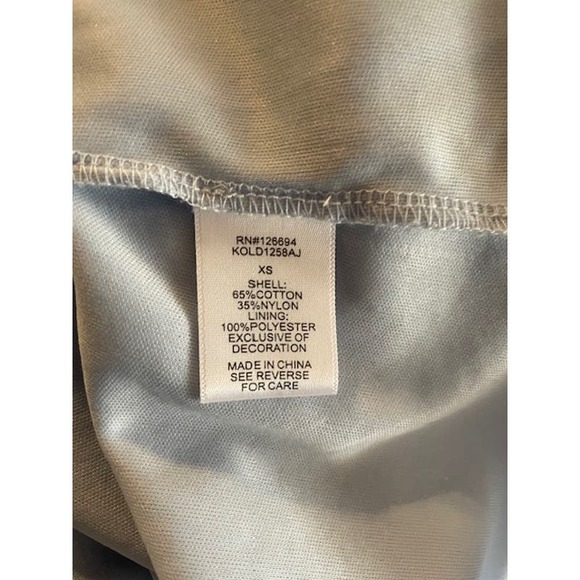 Live To Be Spoiled Size X-Small Short Dress w/ Spaghetti Straps Powder Blue NWOT - Picture 5 of 5